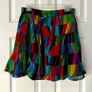 SilverStream Colorful Vibrant Skirt from India - One Size